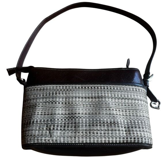 Brighton‎ Vintage 90s Y2K Leather Brown Shoulder Bag Bucket Purse Western Boho - Picture 2 of 8